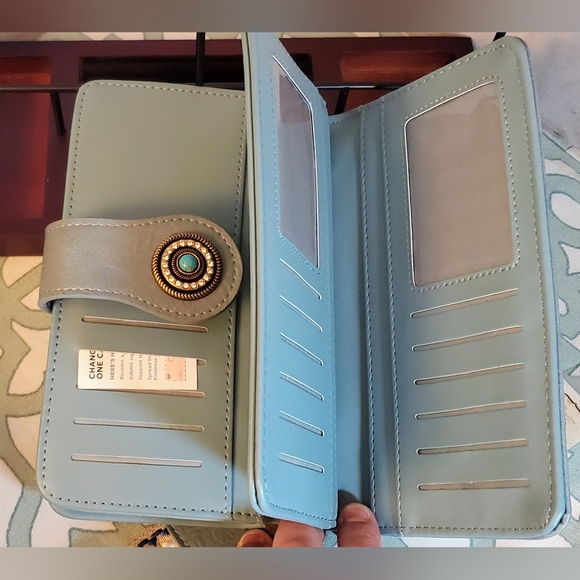 Emperia Vegan Leather Wallet with Boho Strap - Picture 6 of 9